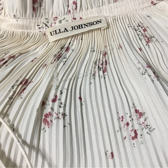 Ulla Johnson Nora Prairie Floral Satin Dress 10 - Picture 8 of 14